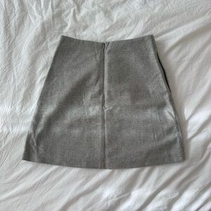 Wilfred Wool A-Line Mini Skirt